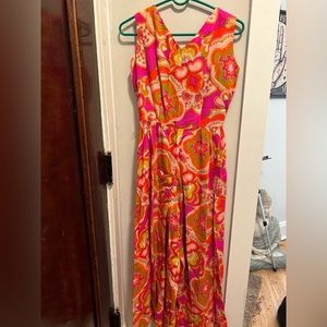 Psychedelic pattern jumpsuit
